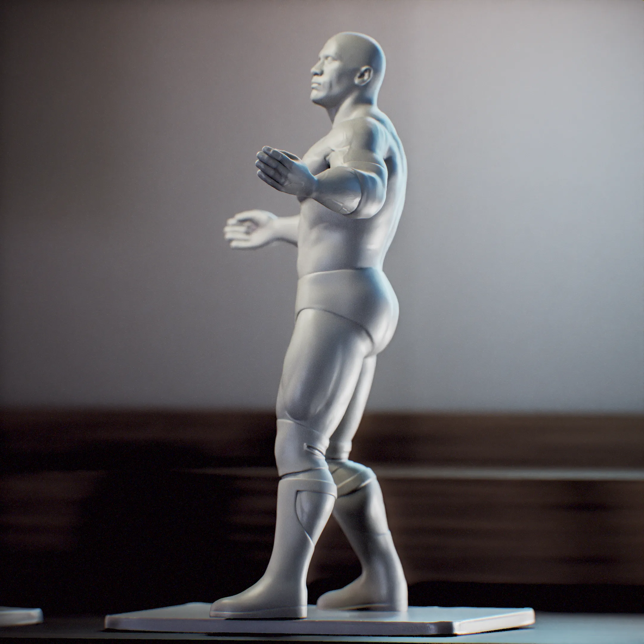 La Roca - The Rock Pose x 2 - WWE - Dwayne Johnson -