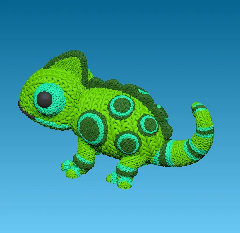 Chameleon Crochet - Knitted - Multicolor