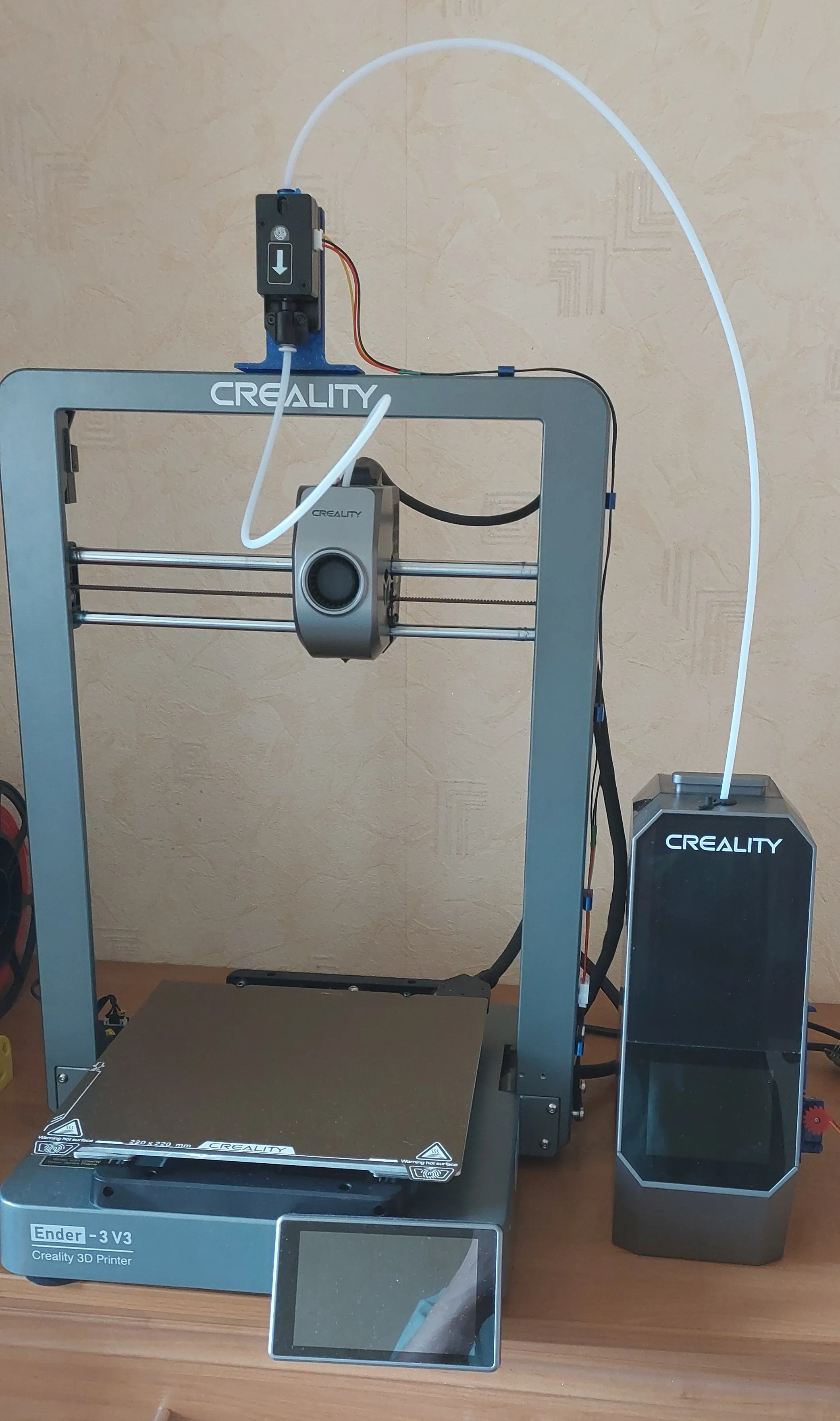 Top mount filament sensor for Ender-3 V3 coreXZ