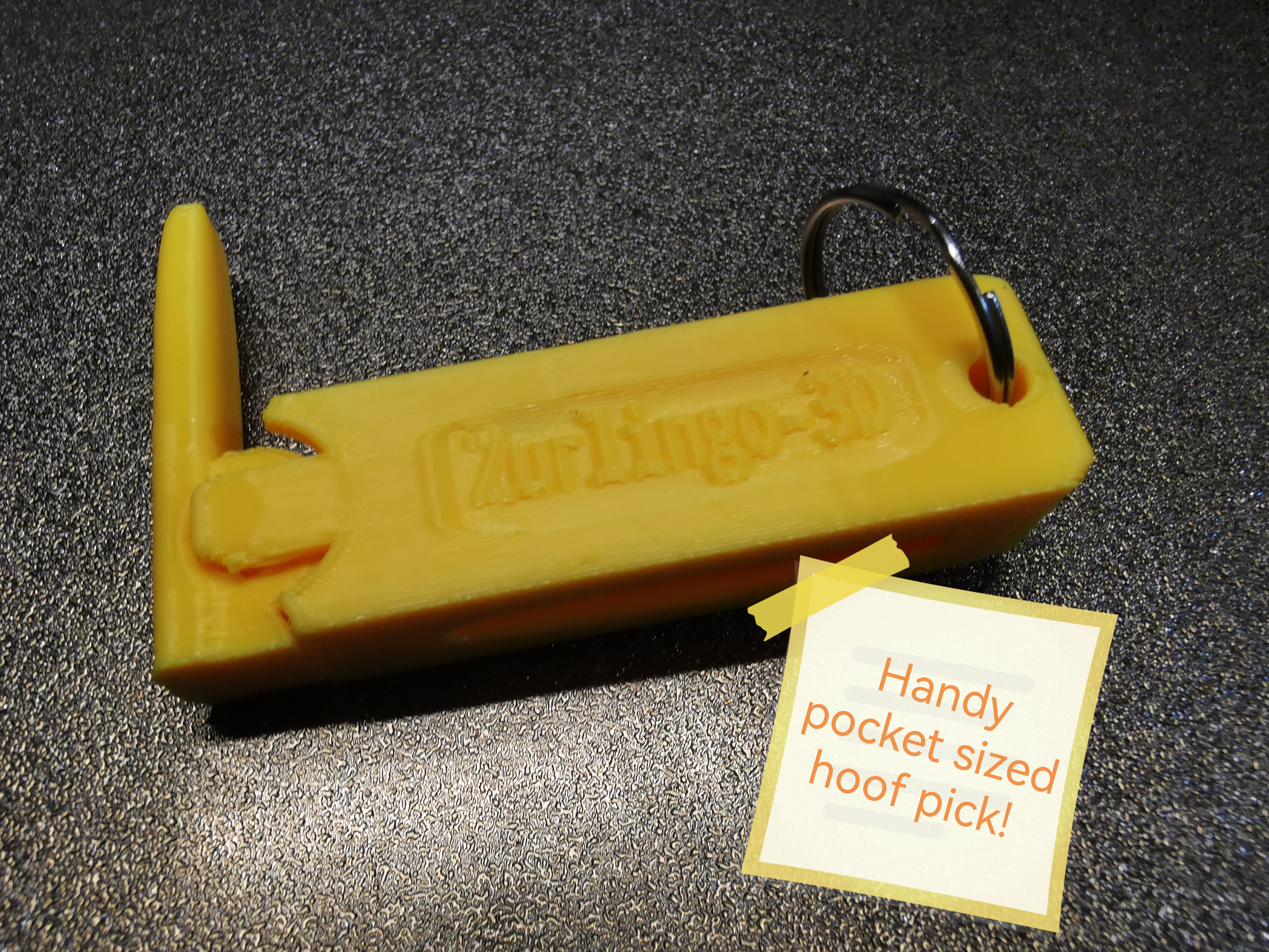 Handy Pocket Sized Hoof Pick Keyring