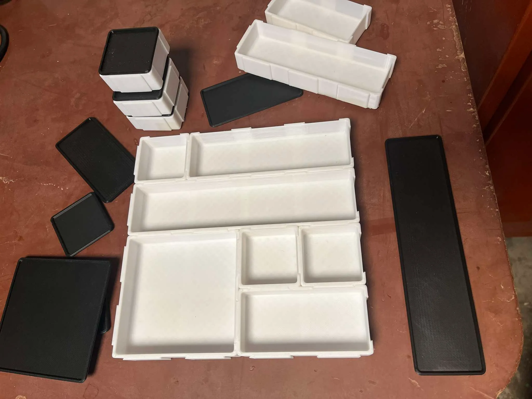 Manager, organizer, Modular boxes 50x50x20 mm module