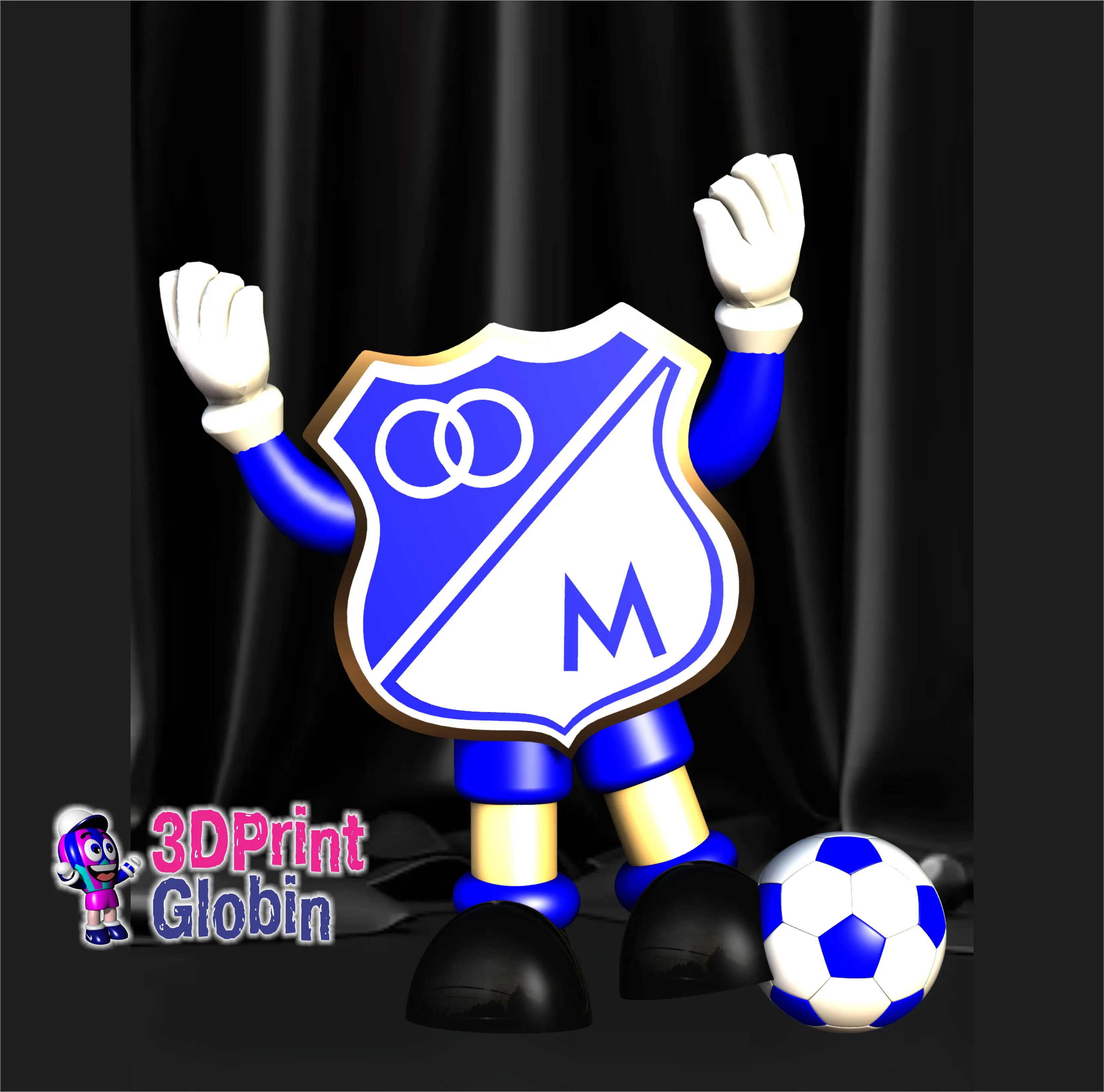 ESCUDO MASCOTA MILLONARIOS