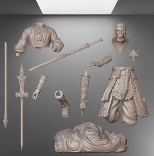 Black Myth: Wukong – Erlang Shen Bust 3D Printing STL File