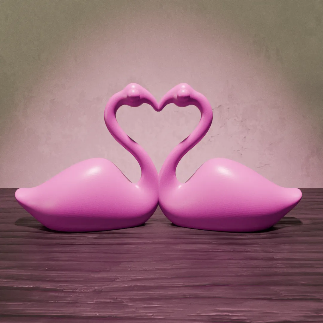 flamingos heart