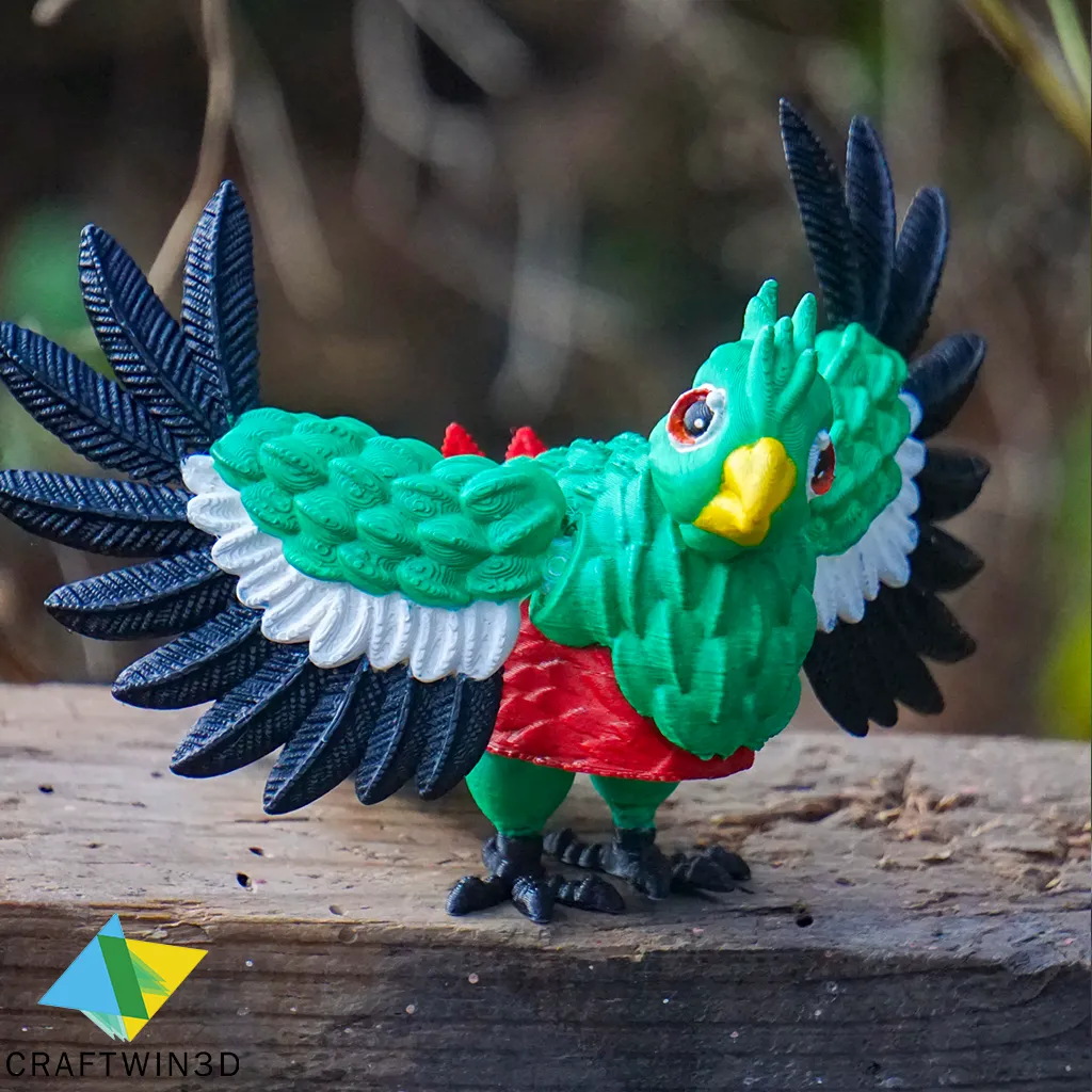 Print in place Flexy Quetzal