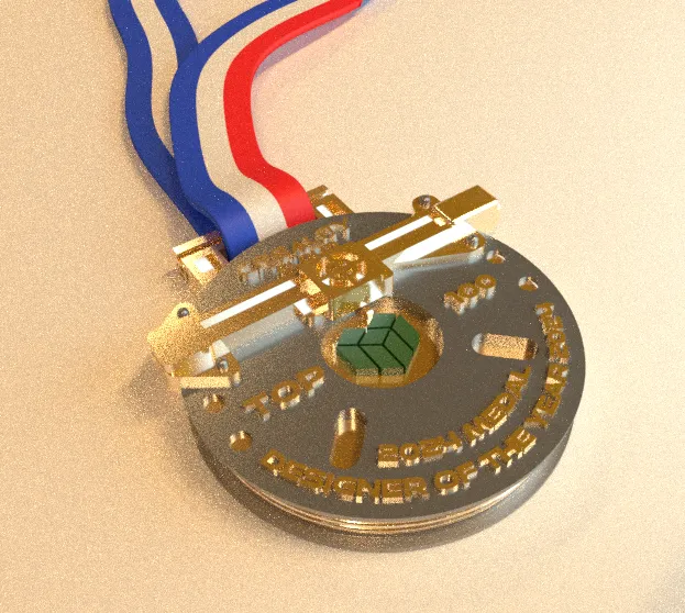 Winner of Top 100 Designers of the Year 2024 medal