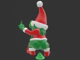 Grinch themed rude gnome-1