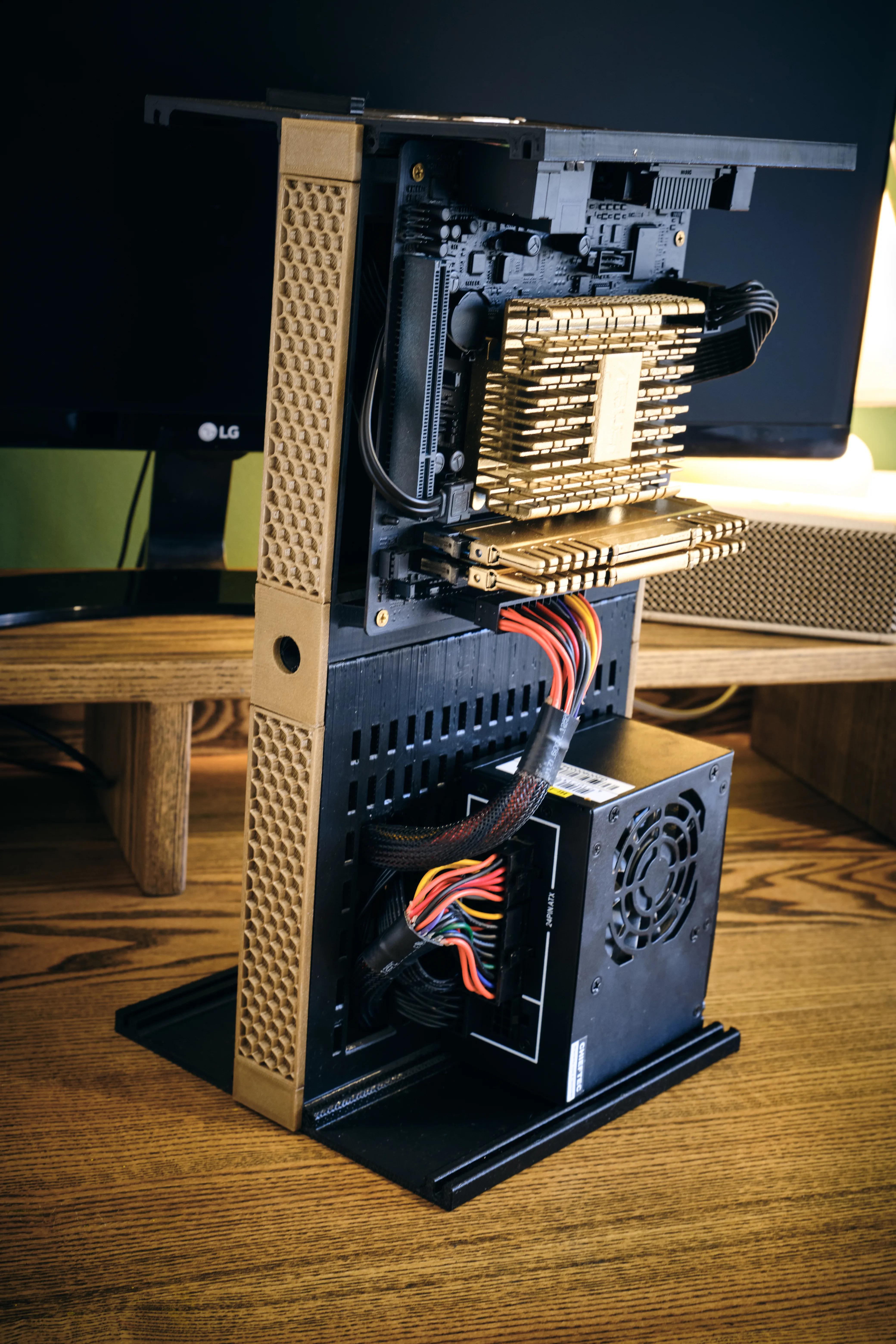 Mini ITX Open Frame Desktop PC Case