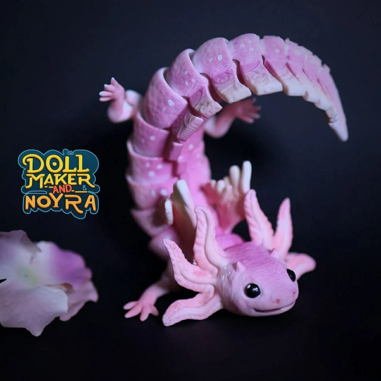 Stampa su luogo articolato angelo axolotl