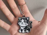 Cute cat keychain-2
