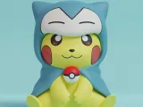 Pokemon - Pikachu Cosplay Snorlax-0