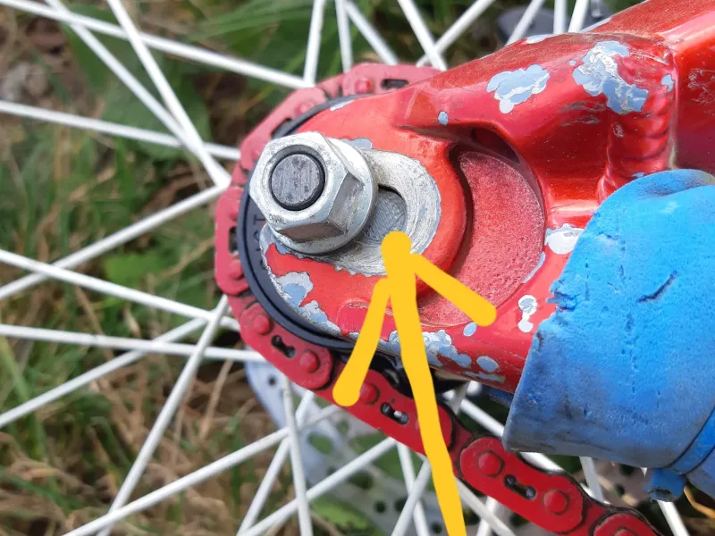 bicycle axle distance