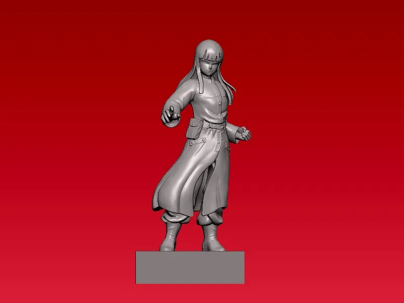 DRAGON BALL MANO IZQ CHARACTER MODEL - 3D print