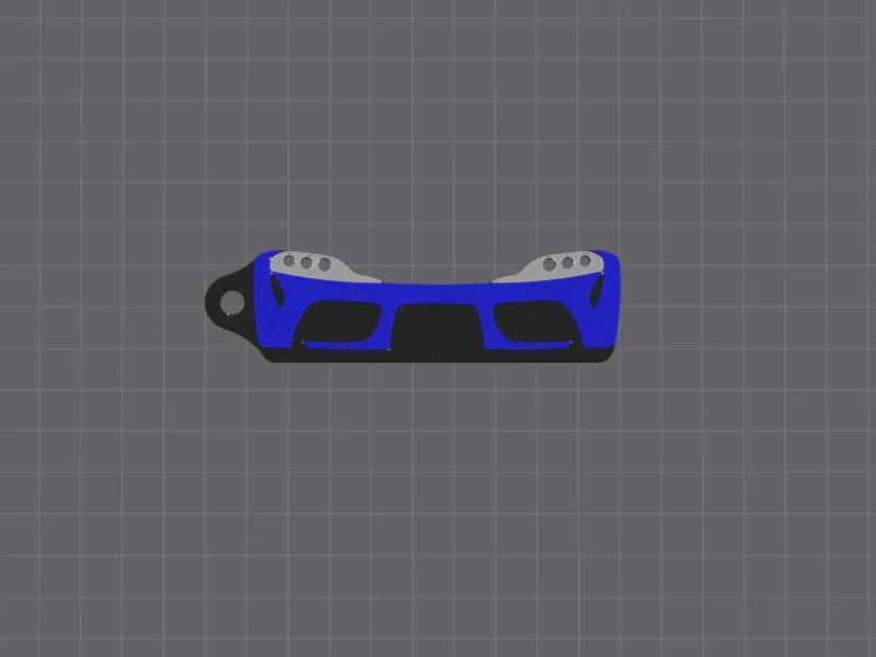 Toyota Supra A90 MK5 Keychain