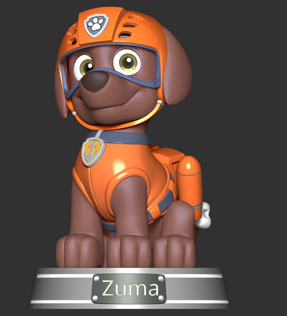 Zuma - Paw Patrol, 3D models download