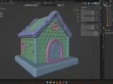 Cozy Bee Cottage Planter STL 3D Printable Model-8