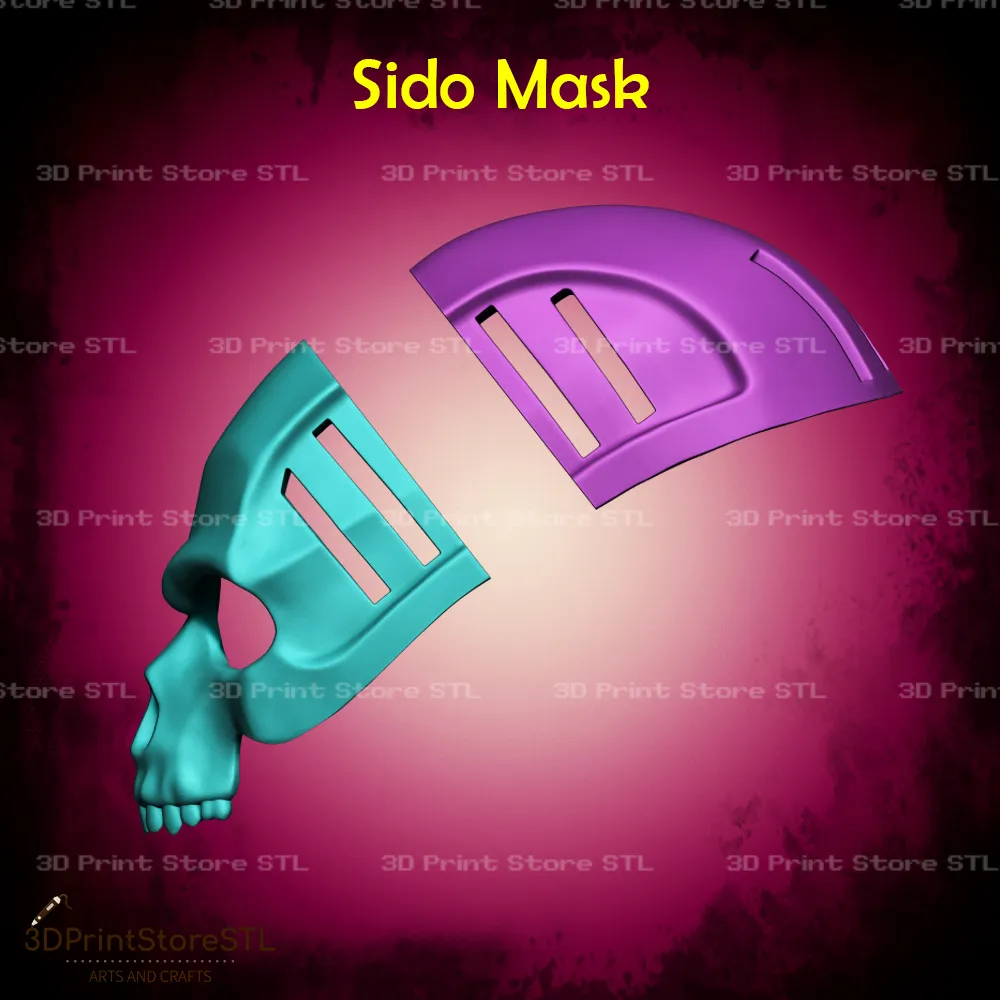 Sido Maske für Cosplay - STL Datei