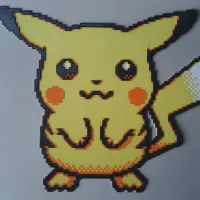 Pikachu, Pixel Art, 3 filament changes-0