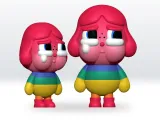 Love is Love STL file Crybaby Crying Again Series STL,3mf-0