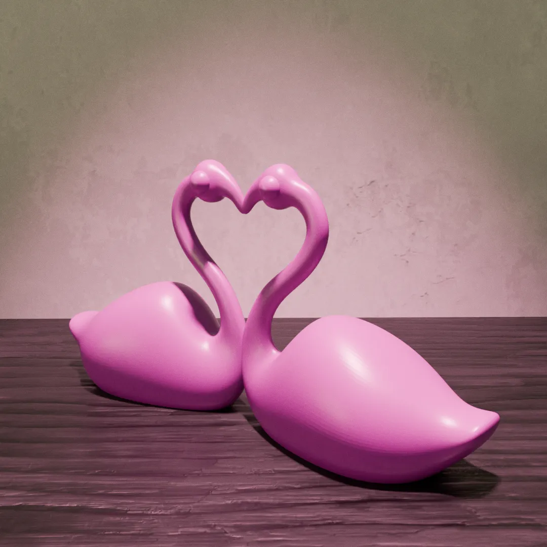 flamingos heart