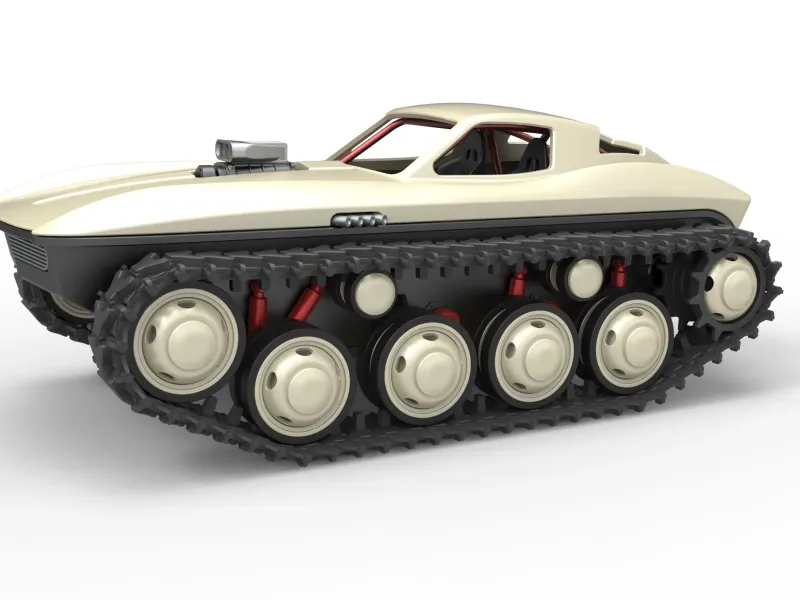 Vintage Monster tank Version 7 Scale 1:25