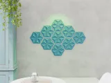 3d wall panel decor "hexagon"-0