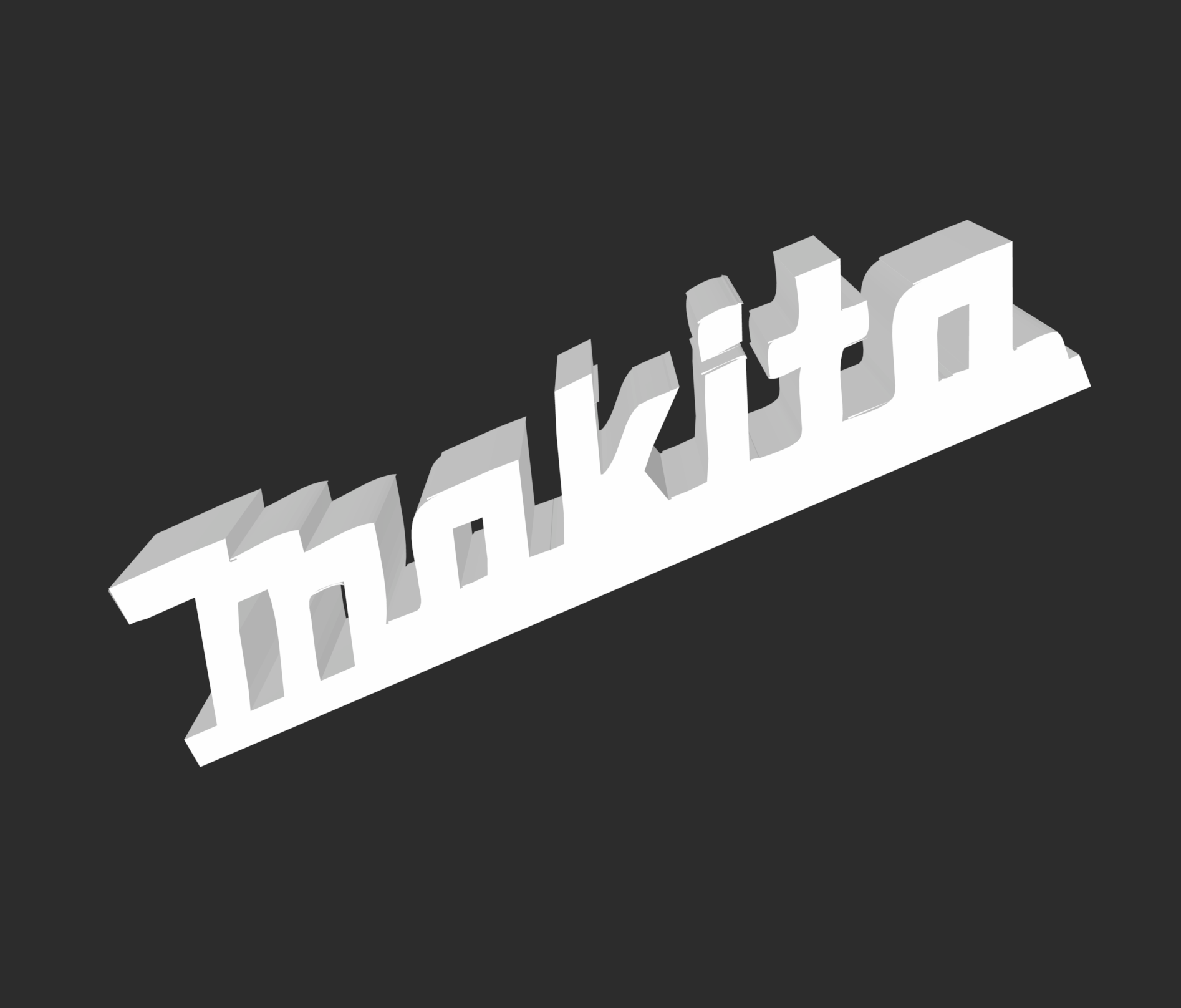 Makita logo (2 color) by Joker | Download free STL model | Printables.com