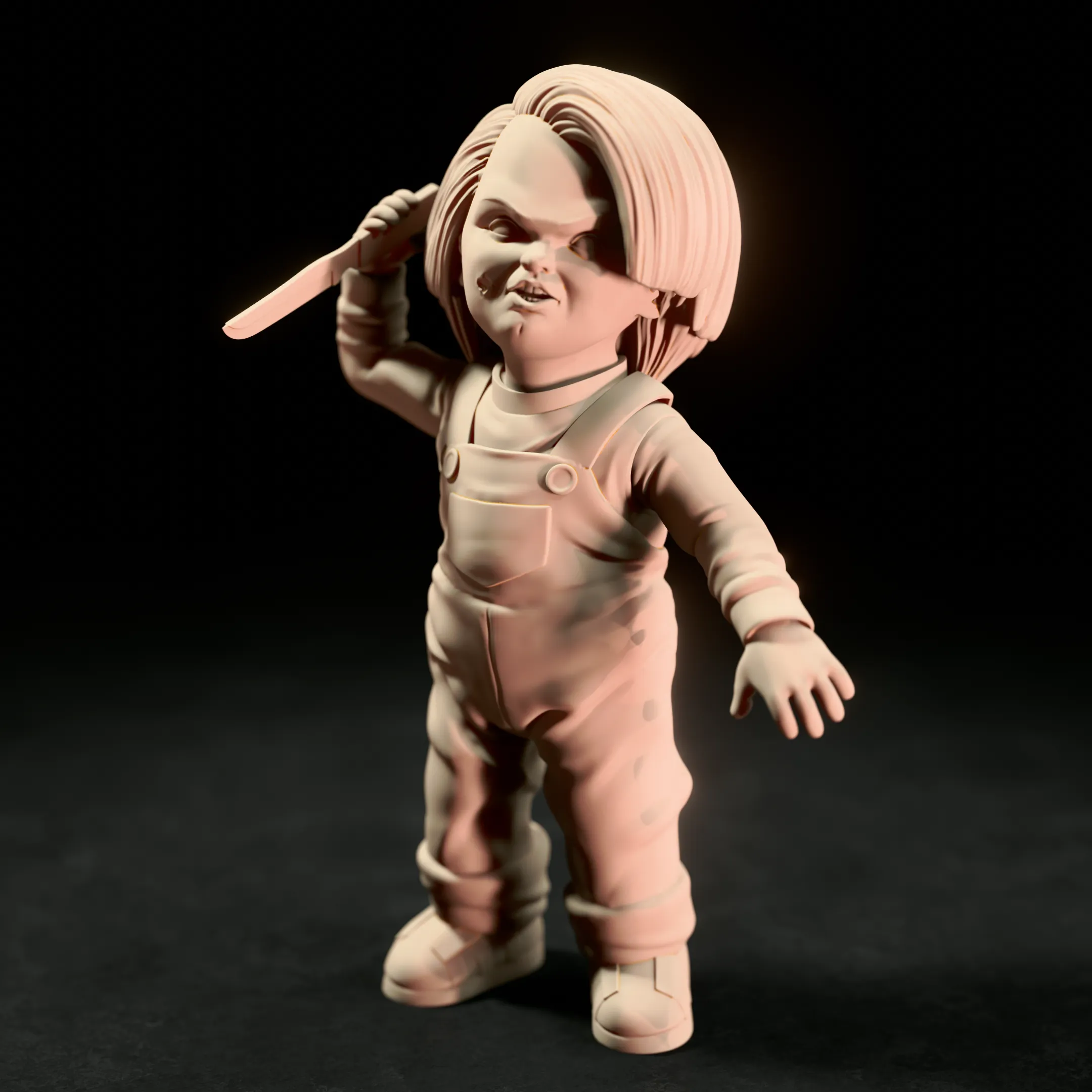 Chucky Fan Art – 3D Printable Horror Sculpture