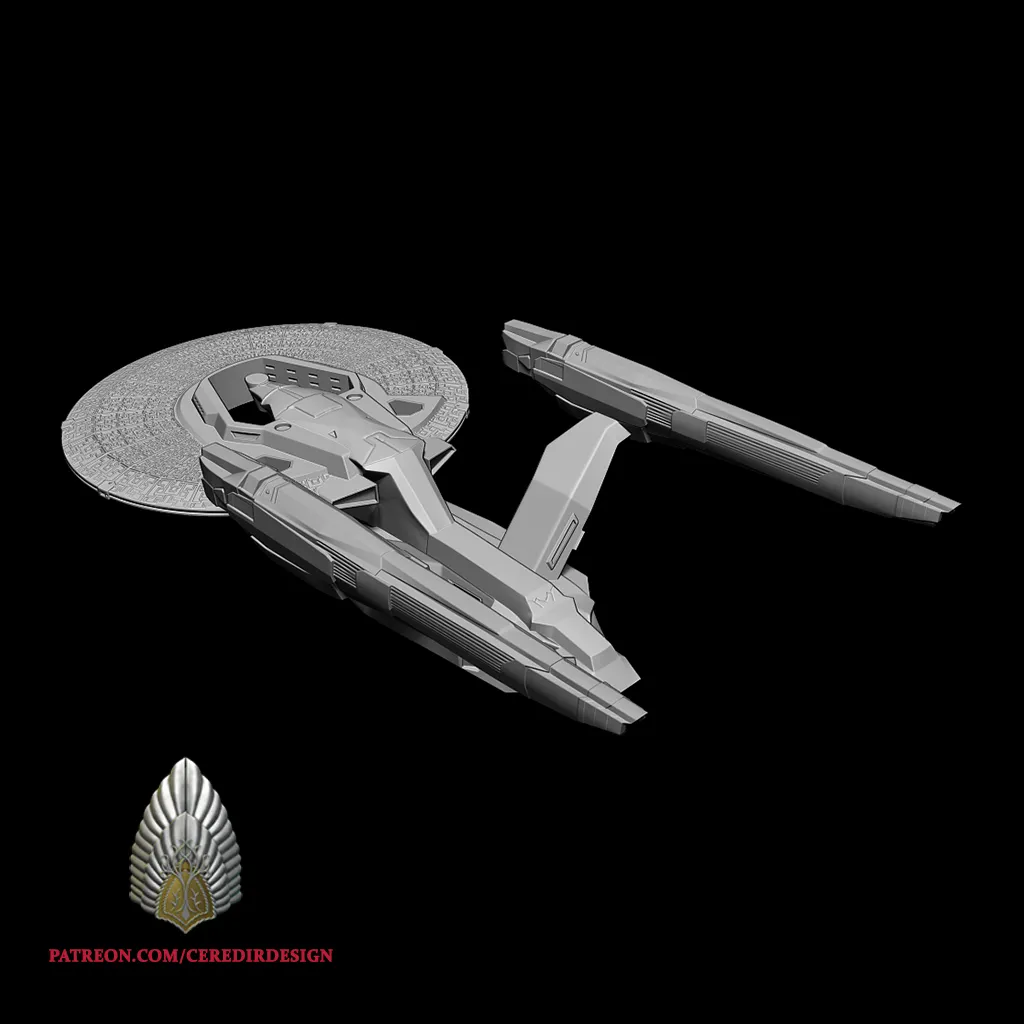 USS Vengeance Star Trek 3d digital download