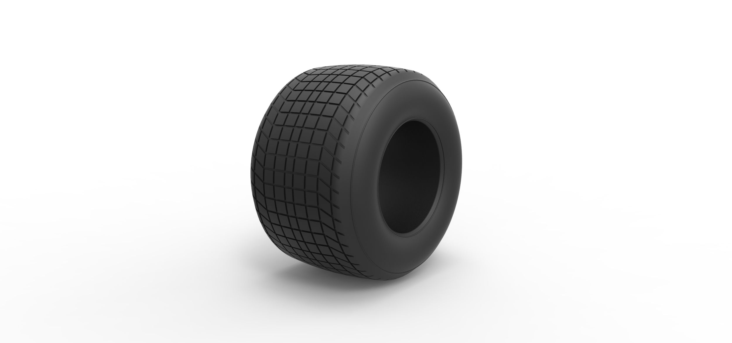 Dirt Sprint racing tire 3 Scale 125 3D models download Creality Cloud
