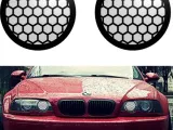 BMW Série 3 (E46) 2 Pcs Décoration de phares nid d'abeille n-0