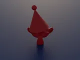 Monkey with christmas hat-0