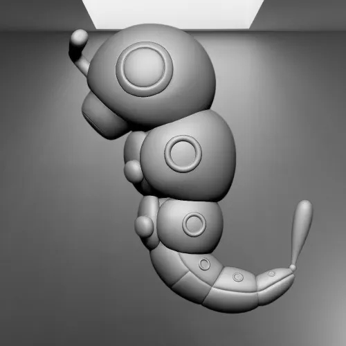 Pokémon Caterpie (#0010) 3D Printing STL File
