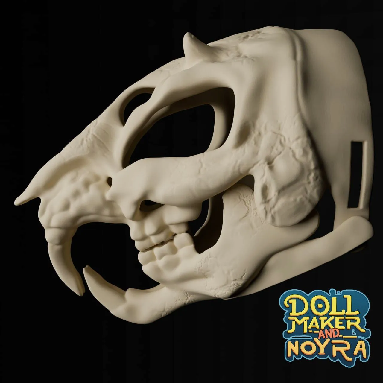 Furry head base: rat skull