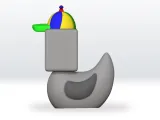 Sprunki Mr Fun Computer Duck STL, 3mf, Obj, 3D Model-2