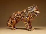 Designer WOLF Sculpture-3