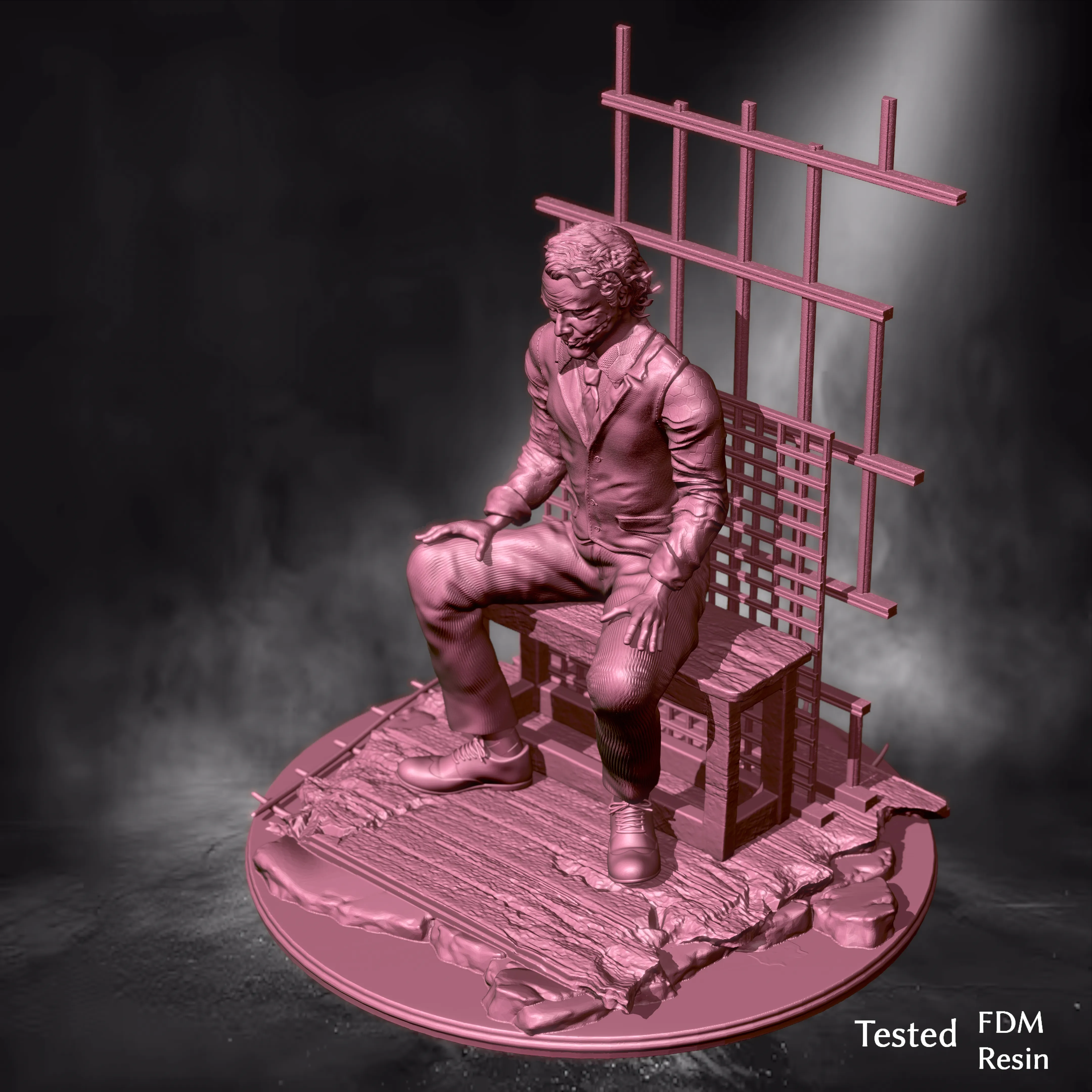 The Joker Bust – The Dark Knight (Heath Ledger) Fan Art 🃏🔥