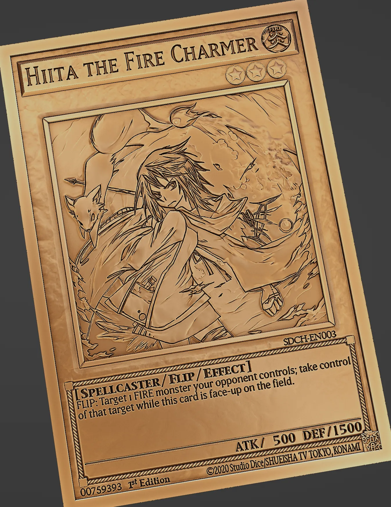 Miniature Games & Accessories STL Download - HIITA THE FIRE CHARMER - YU-GI-OH!by Wsonuchiha3D Miniature Games & Accessories STL Download - HIITA THE FIRE CHARMER - YU-GI-OH!by Wsonuchiha3D