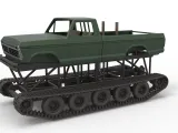 Redneck Rave Camion de boue sur chenilles Échelle 1:25-0