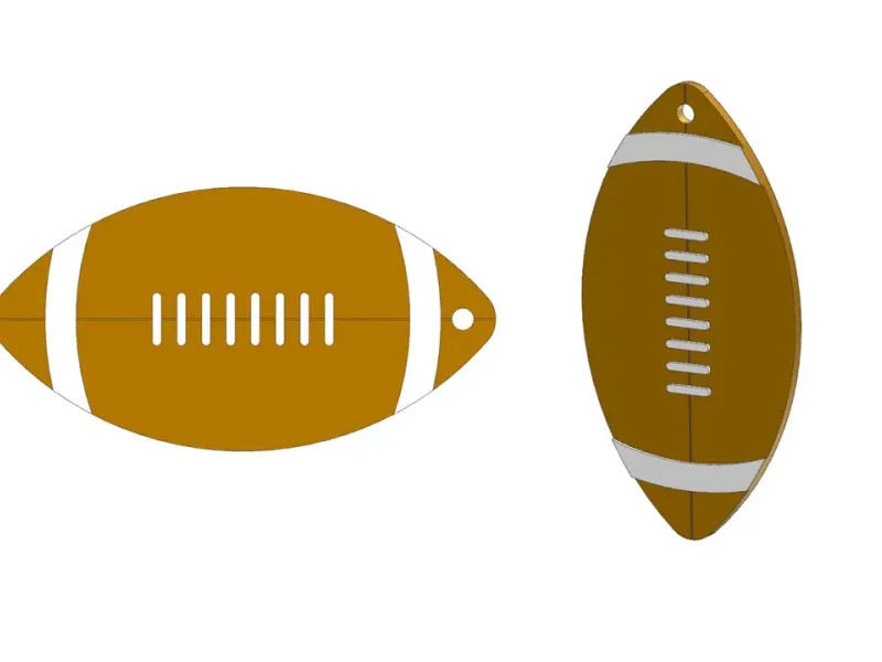 American Football Ornament