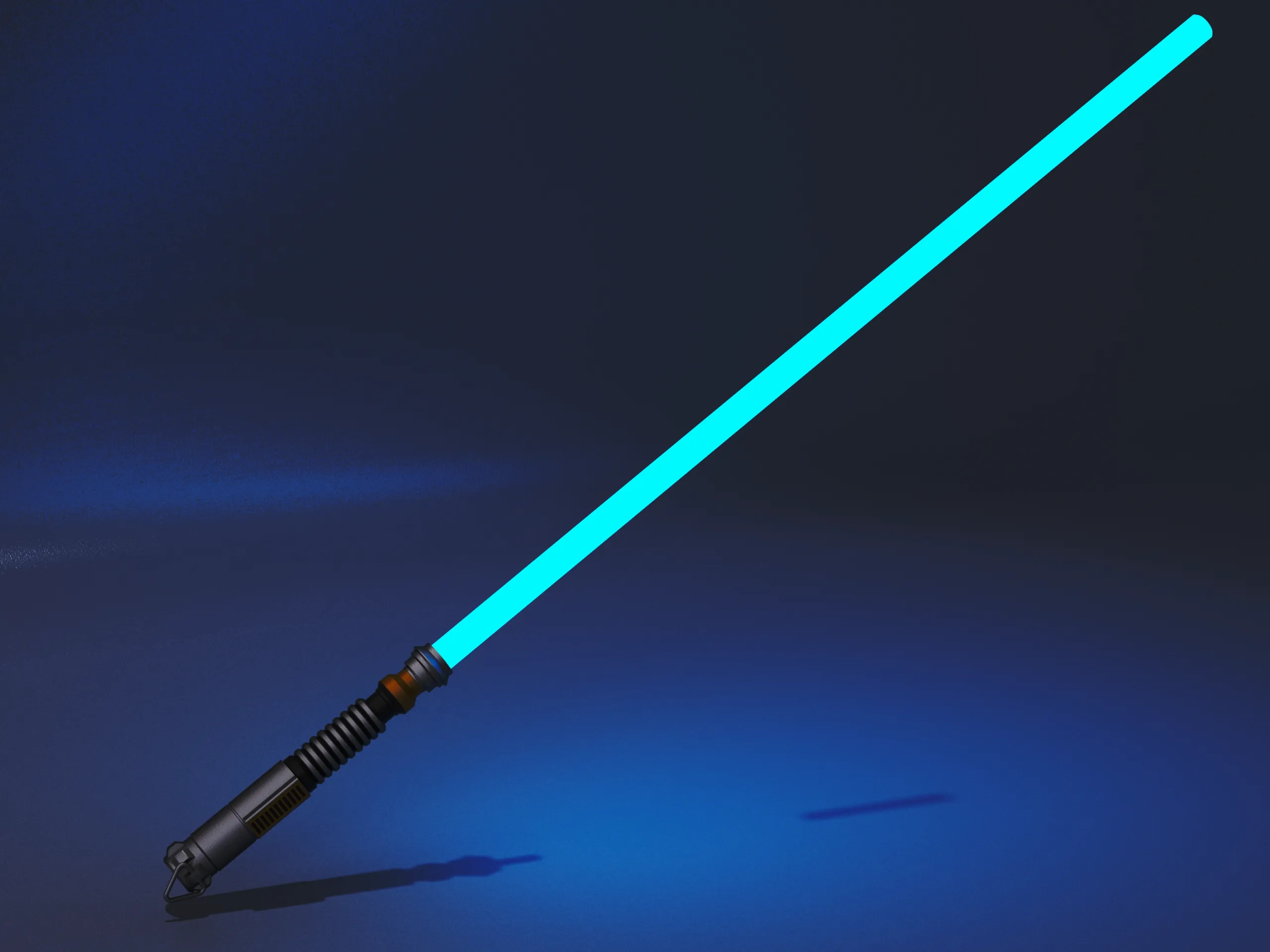 Luke Skywalker's blue lightsaber