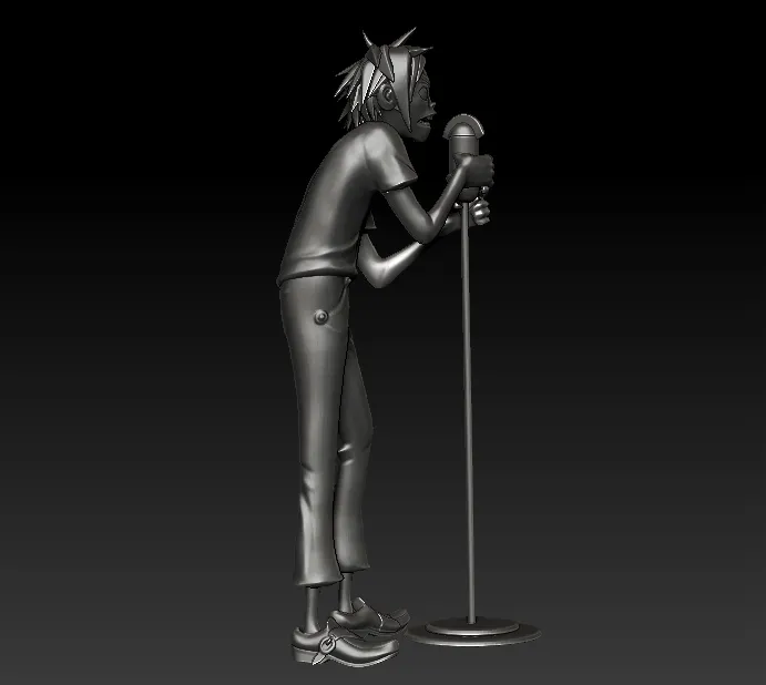 Gorillaz 2D Superplastic fan art