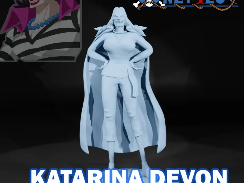 Catarina Devon - Blackbeard-Piraten - One Piece - 3D-Druck