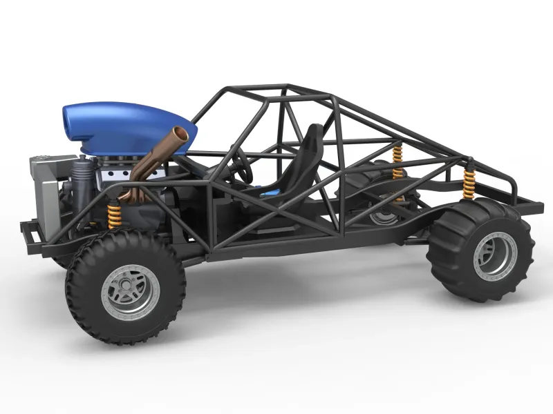 Uphill Sand Racing Dragster Base Version 4 Scale 1:25