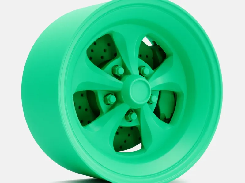1/24 Scale, 15x8 Keystone Klassic Wheel and Brake
