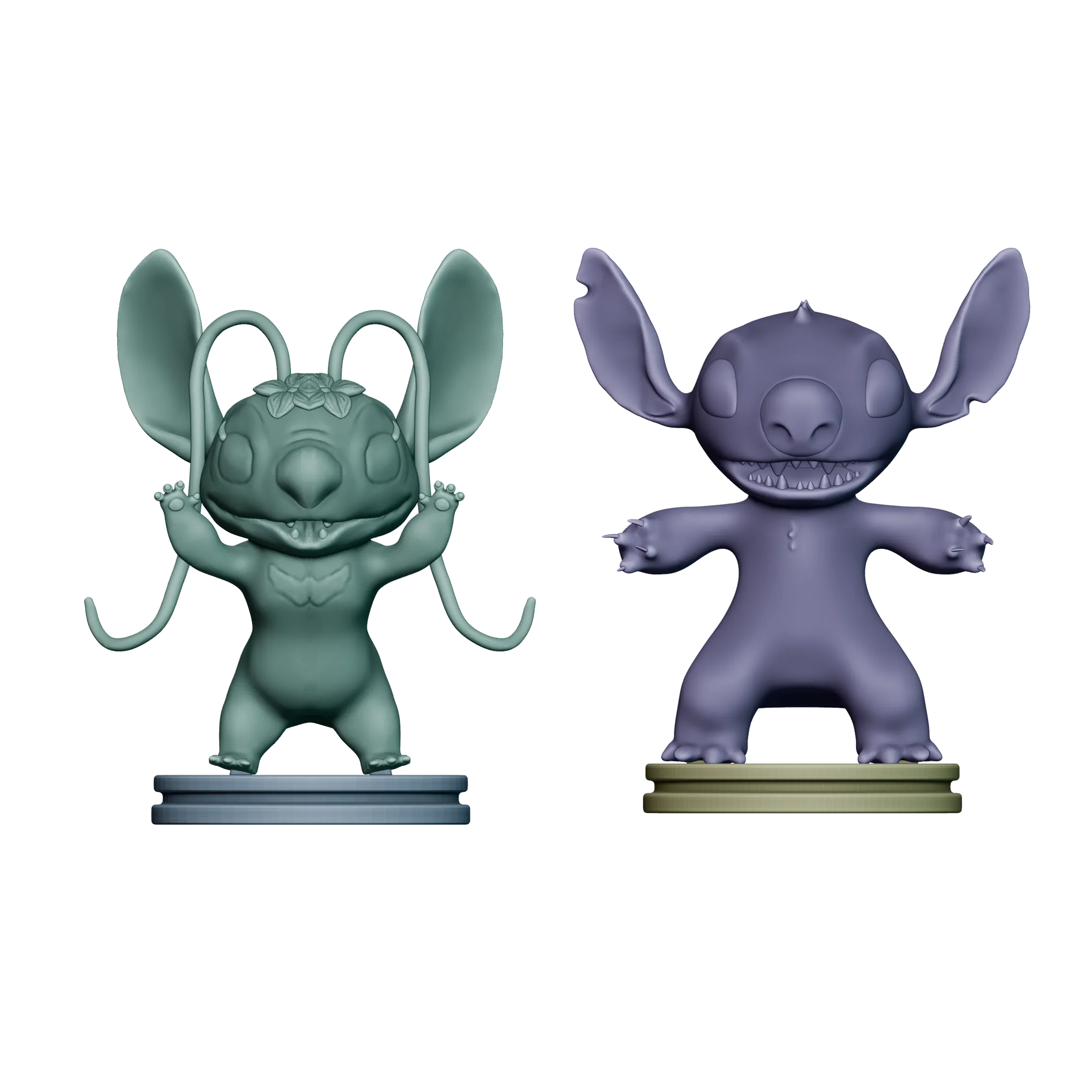 Stitch and Angel Fan Art