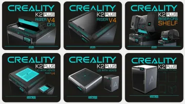 CREALITY K2 PLUS - LID RISER V4 CFS VERSION-0