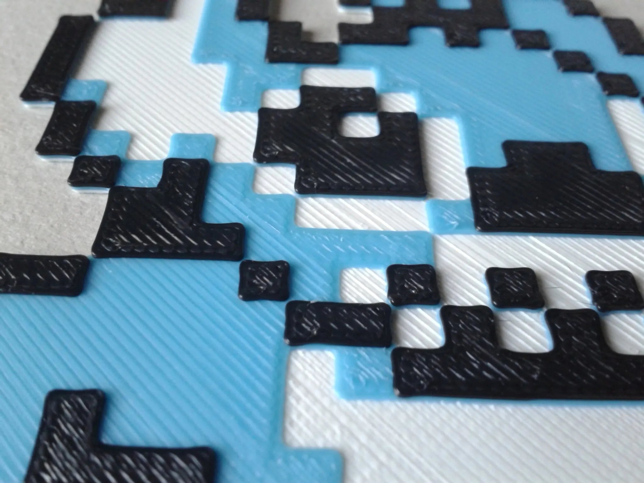 Stitch, Pixel Art, 2 filament changes