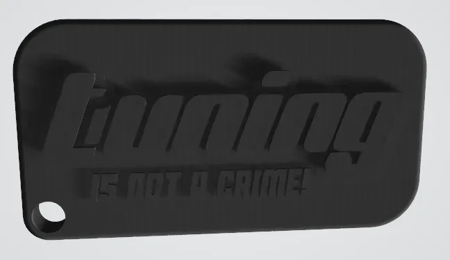 Tuning is Not a Crime Anhänger