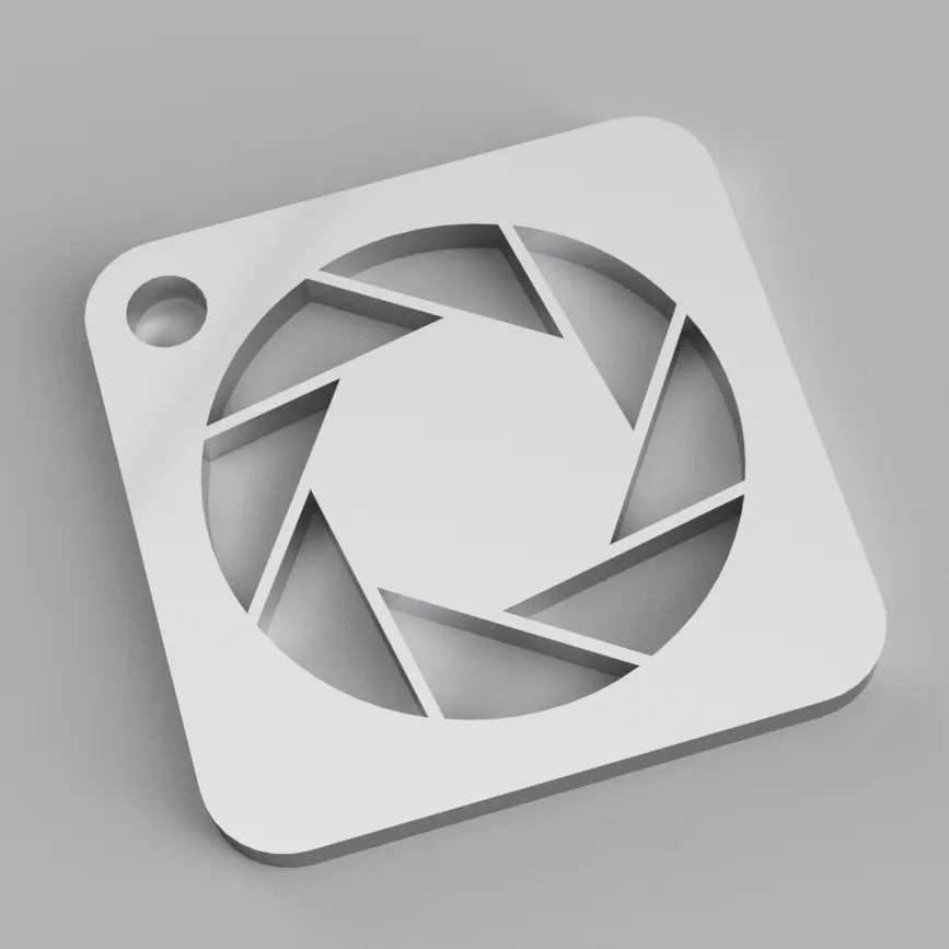 Aperture Science Portal Keychain